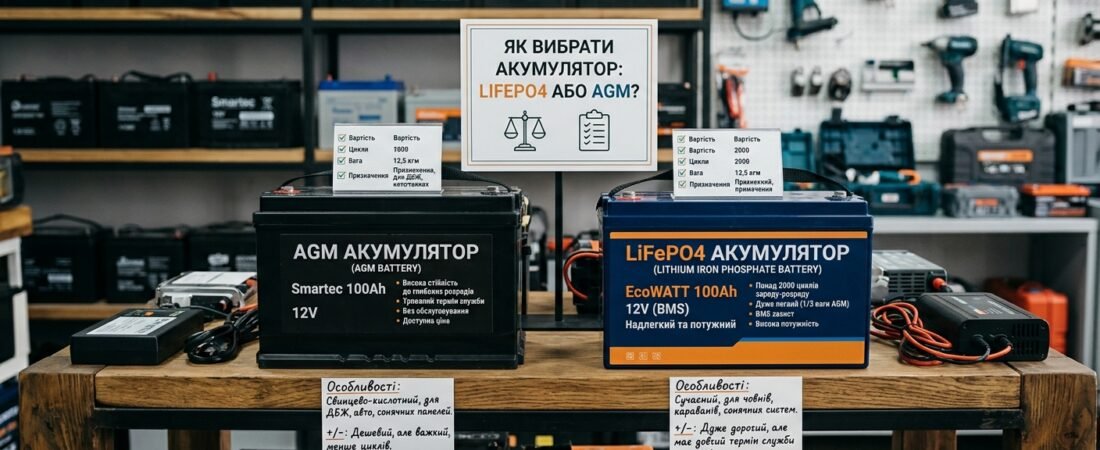 Літій vs AGM: що вигідніше для домашньої системи живлення