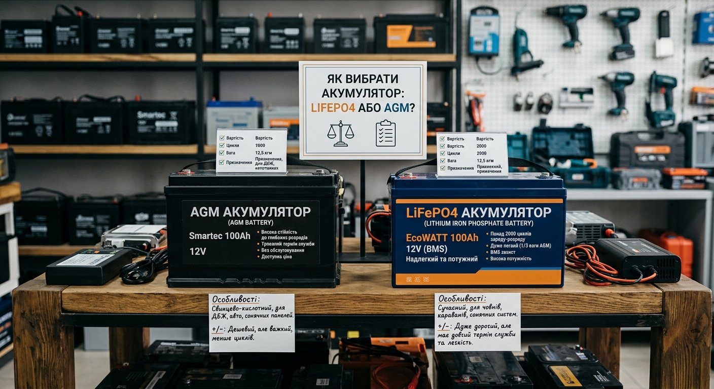 Літій vs AGM: що вигідніше для домашньої системи живлення